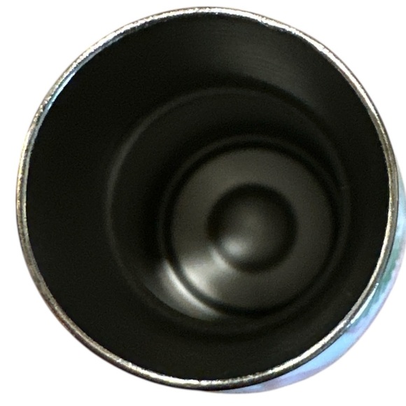 Insulated Metal Water Bottle Flamingo Pink Green Double Wall Screw Top Lid - Picture 4 of 7